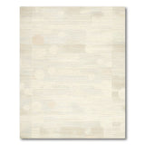 Modern Geometric Beige Area Rug with Dots Grids