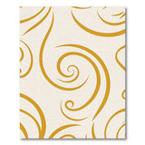Gold and Silver Abstract Area Golden Swirl Abstract Area Rug