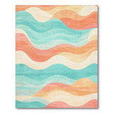 Wavy Abstract Multi-Color Area Rug
