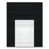 Black White Dotted Geometric Area Rug