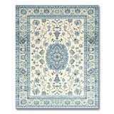 Traditional Persian Blue Persian Medallion Area Rug