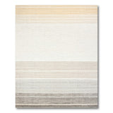 Beige Ombre Gradient Stripe Area Rug