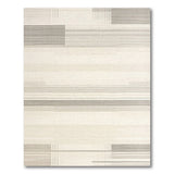 Beige Geometric Grid Abstract Area Rug