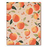 Peach Orchard Fruit Pattern Area Rug