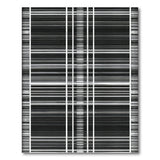 Bold Black White Grid Black and White Area Rug