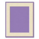 Purple Beige Bordered Geometric Area Rug