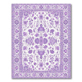 Purple Floral Persian Area Rug