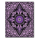 Purple Mandala Purple Mandala Persian Area Rug