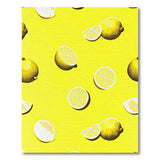 Sunny Lemon Slices Yellow Yellow Area Rug