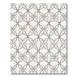 Elegant Grey Scrollwork Area Rug