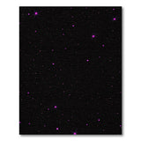 Pink Cosmic Starfield Area Rug