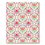 Red Floral Medallion Persian Rug