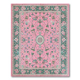 Traditional Persian Pink Traditional Persian Floral Area Rug