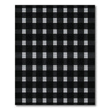 Geometric Modern Black and White Bold Black White Checkered Area Rug