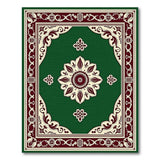Medallion Emerald Green Persian Medallion Area Rug