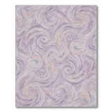 Purple Swirl Abstract No. 10 Area Rug