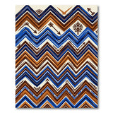 Southwestern Zigzag Tribal Area Rug