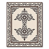 Ornate Traditional Persian Beige Area Rug