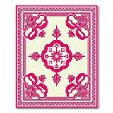 Pink Traditional Persian Border Area Rug