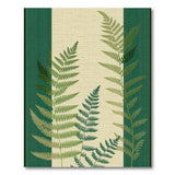 Floral Vintage Lush Fern Green Area Rug