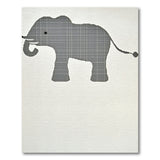 Playful Dotted Elephant Kids Area Rug