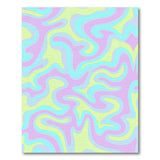 Pastel Wavy Abstract Area Rug