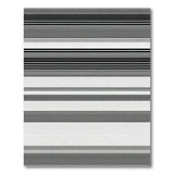 Geometric Modern Black and White Bold Black White Horizontal Stripe Area Rug