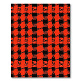 Rustic Farmhouse Bold Red Black Buffalo Check Area Rug