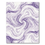 Purple Swirl Vortex Area Rug