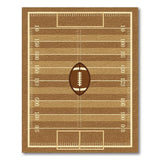 Football Field Kids Area Rug