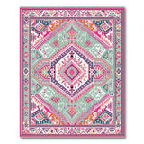 Southwestern Vibrant Multi-Color Southwestern Geometric Area Rug