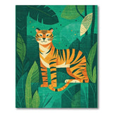 Playful Jungle Tiger Area Rug