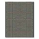 Bold Black White Geometric Diamond Geometric Modern Area Rug