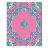 Vibrant Pink Persian Medallion Pink Area Rug