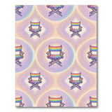Rainbow Director Chair Area Rug