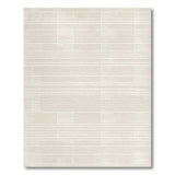 Beige Geometric Abstract Area Rug