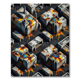 Industrial Rust Concrete Apocalypse Area Rug