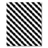Bold Geometric Modern Bold Black White Zigzag Geometric Area Rug