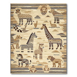 Tribal Savanna Animals Rug