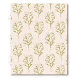 Elegant Gold Leaf Beige Area Rug