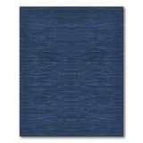 Geometric Modern Blue Geometric Striped Area Rug