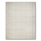 Modern Grey Grid Trellis Area Rug