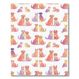 Colorful Cartoon Pets Kids Area Rug