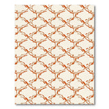 Cream and Terracotta Trellis Area Rug