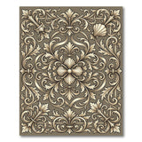 Ornate Baroque Grey Area Rug