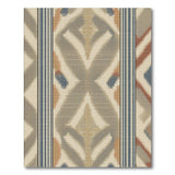 Blue Stripe Geometric Southwestern Rug