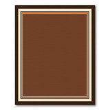 Brown Tan Multi-Border Area Rug