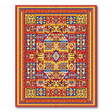 Vibrant Multi-Color Geometric Persian Area Rug