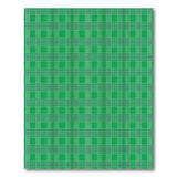 Green Green White Gingham Checkered Area Rug