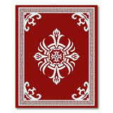 Crimson Medallion Persian Area Rug